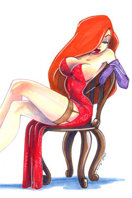 Jessica Rabbit - самая сексуальная мультяшка!